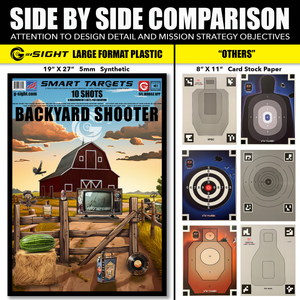 BACKYARD SHOOTER LARGE FORMAT PLASTIC TARGET