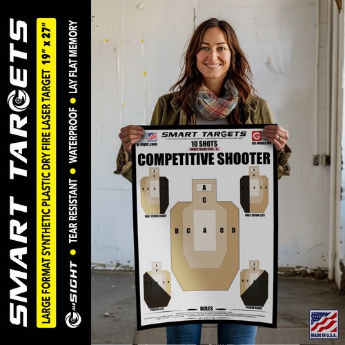 COMPETITIVE SHOOTER LARGE FORMAT PLASTIC TARGET