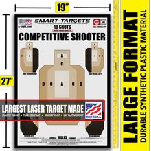 Load image into Gallery viewer, COMPETITIVE SHOOTER LARGE FORMAT PLASTIC TARGET