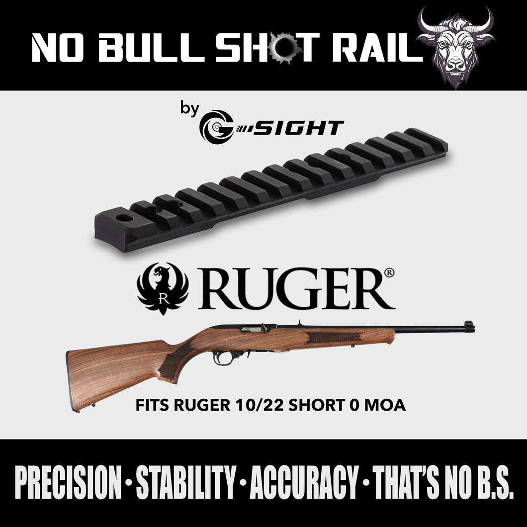 Picatinny Rail - RUGER 10/22 SHORT 0 MOA