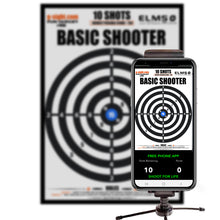 Load image into Gallery viewer, BASIC SHOOTER - Shoot For Life Mobile App Target - 100A