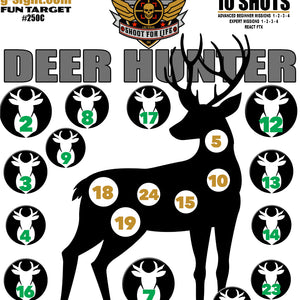 DEER HUNTER - Shoot For Life Mobile App Target - 250C