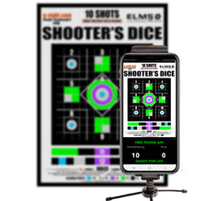 Load image into Gallery viewer, SHOOTERS DICE - Shoot For Life Mobile App Target - 428A